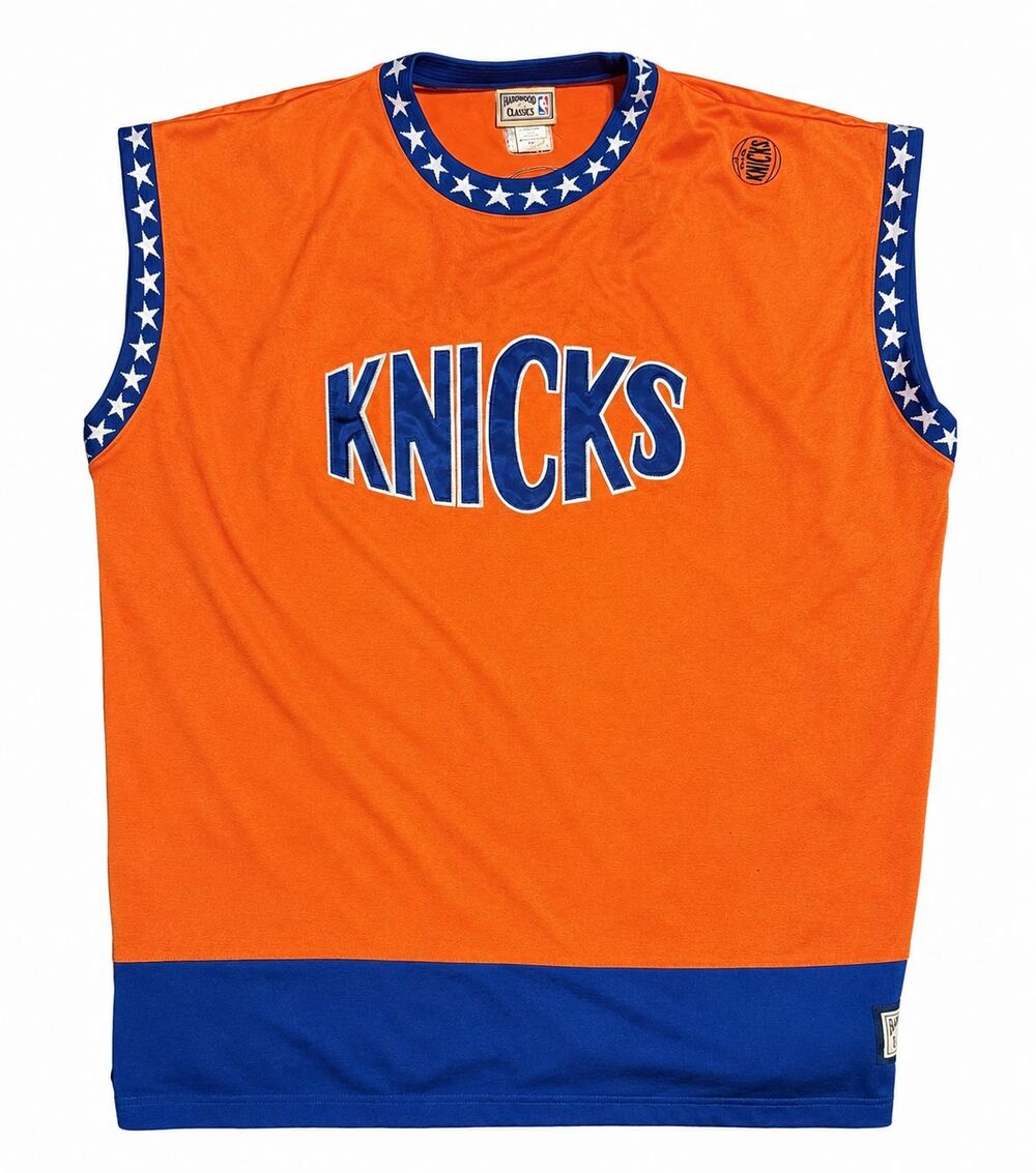 Vintage Y2K Majestic NBA New York Knicks Hardwood Classics Jersey Men's 2XL